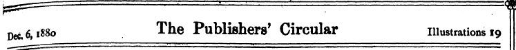 De6t6,i88o The Publishers' Circular illu...