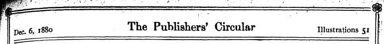 f pec 6,1880 The Publishers' Circular il...