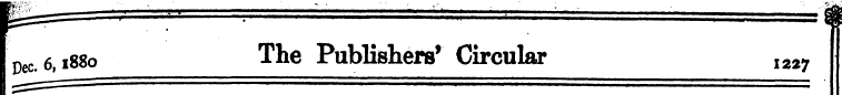 p^ 6l 88o The Publishers' Circular t2a7