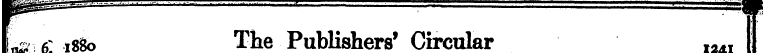 i » ^ : 6 <r l 1880 obO The XUO X Publis...