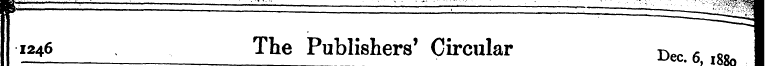 f ¦=== =-S£a 1246 . The Publishers' Circ...