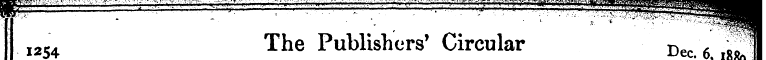 1254 The Publishers' Circular Dec 6 .„ I...