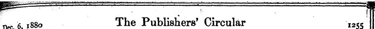 ' tw 6 1880 The Publishers' Circular 125...