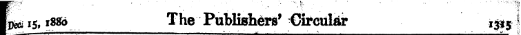 K)^i5,1880 The Publishers 1 Circular 1^5...
