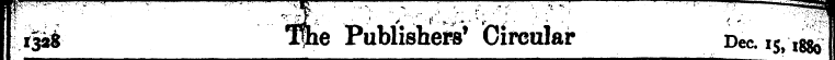 : — "~^ p v; m r$ii *ftie Publisher' Cir...