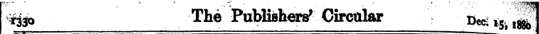 ^&o The Publishers* Circular v^ *&W. ^— ...