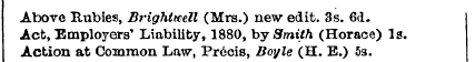 Above Rubies, Bi'ightwell (Mrs.) new edi...