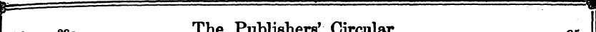 Feb. 1,1881 The Publishers 1 Circular 95...