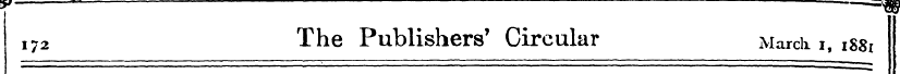 i72 The Publishers' Circular Mardi i, is...