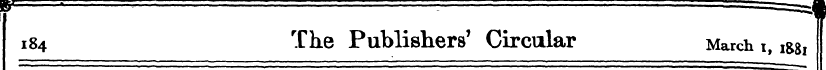 v m 184 The Publishers' Circular March 1...