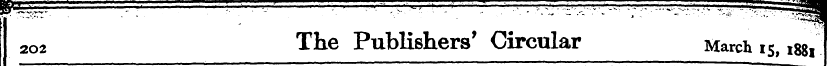 2o2 The Publishers' Circular March 15,18...