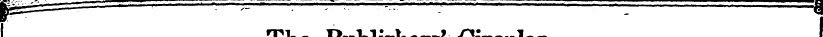 Ir ~~^ March is1881 The Publishers' Circ...