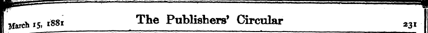 lufcd. is, tssi The Publishers* Circular...