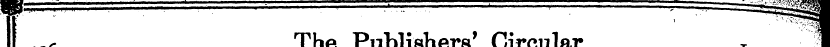 ¦ ¦ ¦ ' ¦ ¦ ¦¦ T 426 The Publishers' Cir...