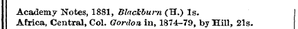 Academy Notes, 1881, Blackburn (H.) Is. ...