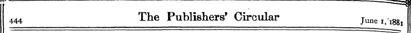 The Publishers 1 Circular 444 J une ,- I...