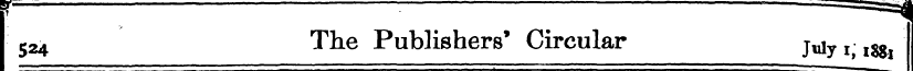 «• -===5^ 524 The Publishers' Circular j...