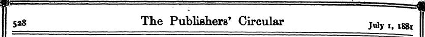 sz8 The Publishers' Circular j^ y lt l88...