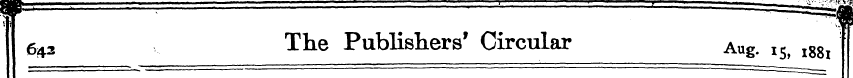 642 The Publishers' Circular Aug I5 xggi
