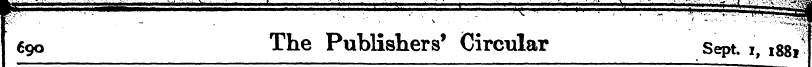 j 690 The Publishers' Circular * Sept. i...