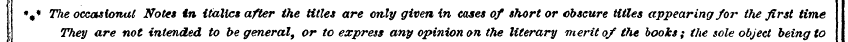 %• The occasional Notes in italic* after...