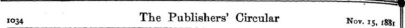 ——' ' — . s — ¦ - io34 The Publishers' C...