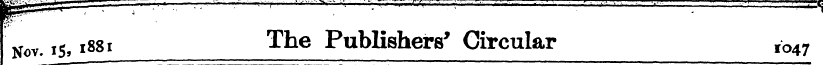 : : ^ p NoY ^~ . " l 5 ,1881 The Publish...