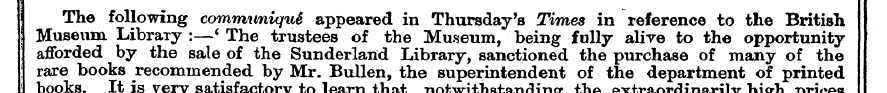 The following communique appeared in Thu...