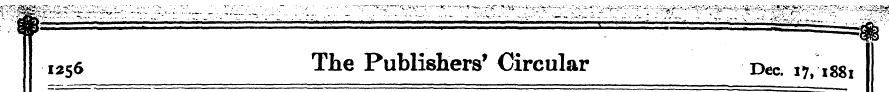 1256 The Publishers' Circular Dec. 17,18...