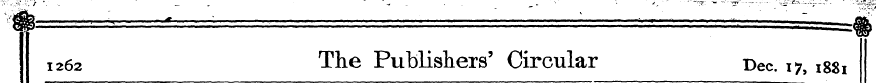 I 1262 The Publishers' Circular Dec. 17,...