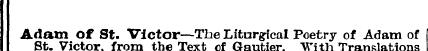 Adam St St. . Victor Victor Of St , from...
