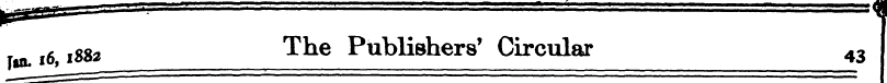 i«*** 6 * l882 . The Publishers' Circula...
