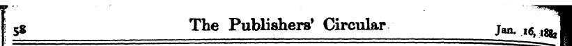 I jg The Publishers* Circular Jan# ,^ ^ ...