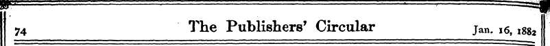 74 The Publishers' Circular jan. 16, m2