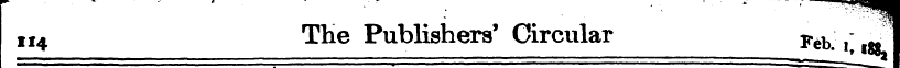 I14 The Publishers' Circular Feb t - ^
