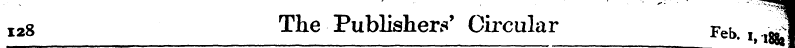¦¦ "^ ' ~ ' I2 8 The Publishers' Circula...