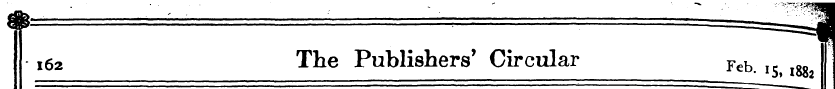 162 The Publishers' Circular Feb ______ ...