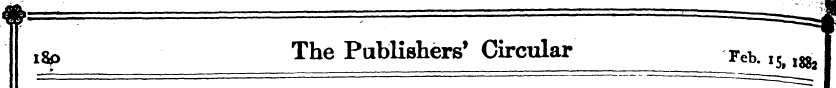i^> The Publishers' Circular Feb> 1& |% ...