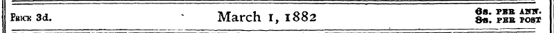 Peick 3d. - March 1,1882 |J: J£ Eg
