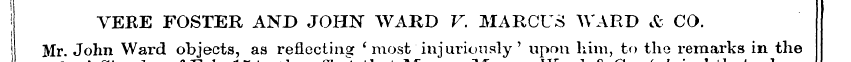 ! YEEE FOSTER AND JOHN WARD V. MARCUS WA...