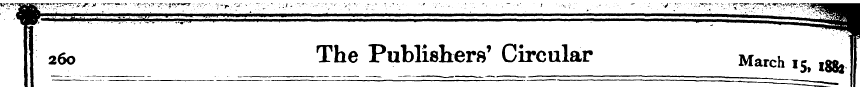 260 The Publishers' Circular March 1& i8...
