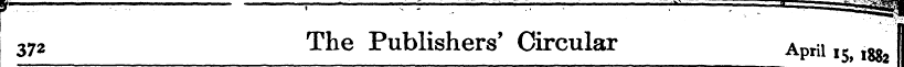 Sr ^— — ii _ 372 The Publishers' Circula...