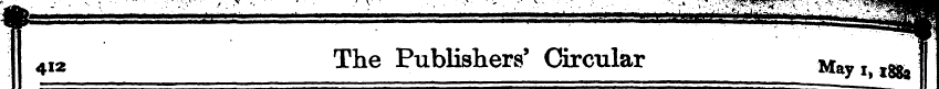 4 i2 The Publishers' Circular Mayi)l8gJ