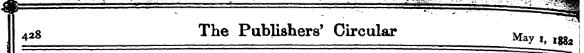 if 1 ' " ~~'' M 428 The Publishers' Circ...
