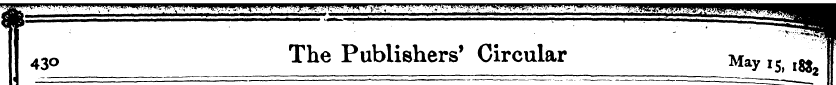 ( f 1 43 o ' ' The Publishers 1 Circular...