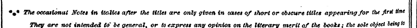 %* Th* occasional Notes in italics after...