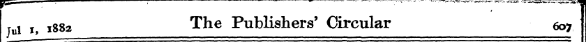 Tiii i, 1882 The Publishers' Circular 60...