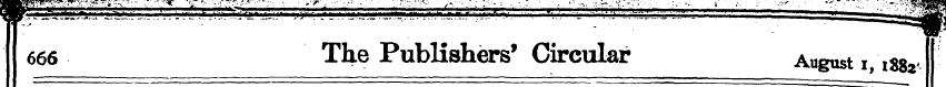 666 The Publishers' Circular August 1, 1...