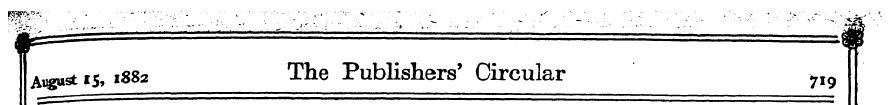 Lug* ** is, 1882 The Publishers' Circula...
