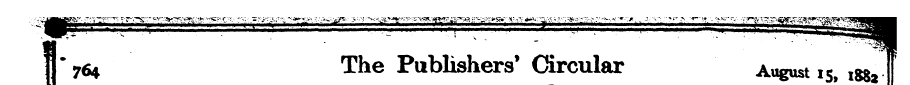n " 764 The Publishers 1 Circular August...